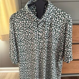 Rhoback Azalea Floral Polo Shirt